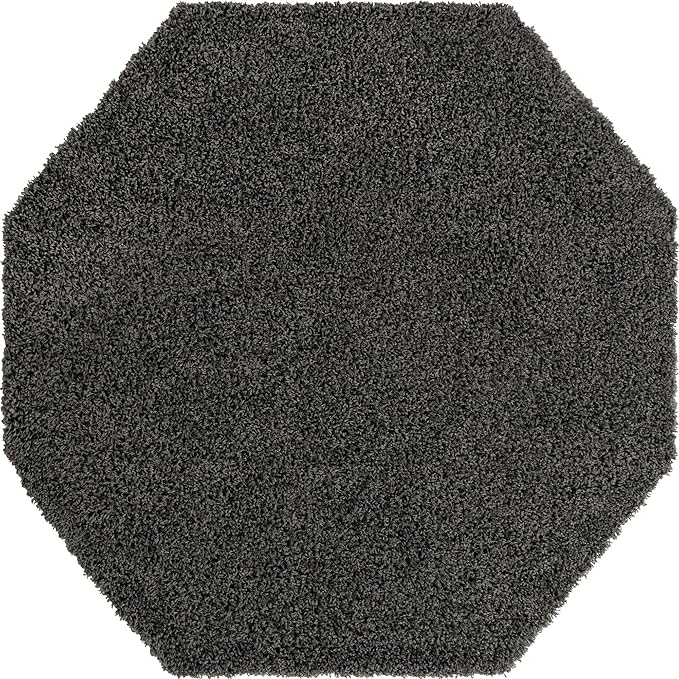 Unique Loom Solid Shag Collection Area Rug - Image 8