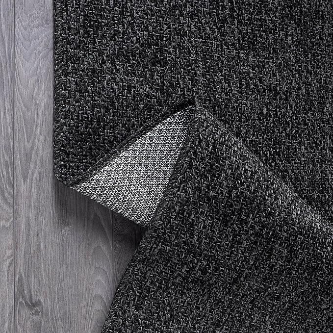 Easy Jute Rug 9x12 Indoor Outdoor Natural Rugs Solid Fiber Rug Woven Area Rug - Image 4