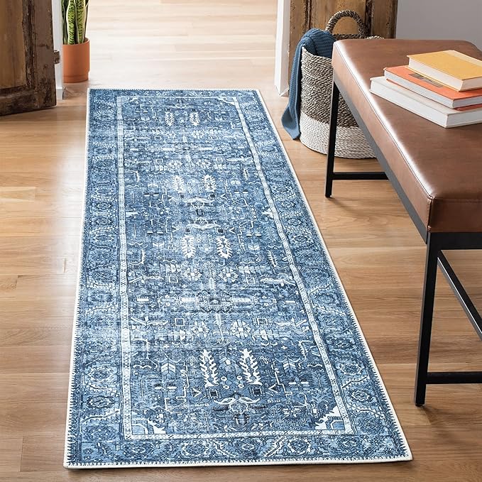 Bloom Rugs Washable Non-Slip 7 ft Runner by BloomRugs