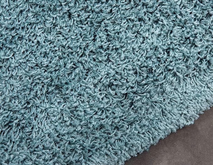 Unique Loom Solid Shag Collection Area Rug - Image 9