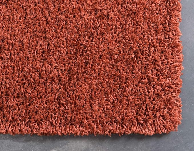 Unique Loom Solid Shag Collection Area Rug - Image 8