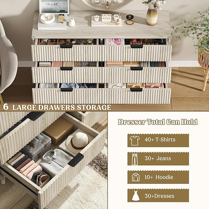 Lulive Wood Dresser for Bedroom - Image 4