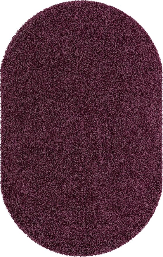 Unique Loom Solid Shag Collection Area Rug - Image 11