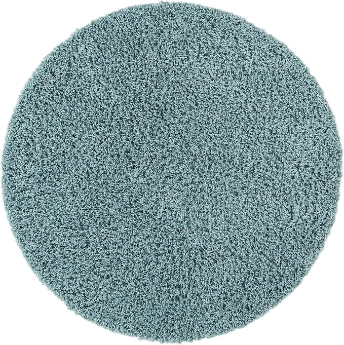 Unique Loom Solid Shag Collection Area Rug - Image 3