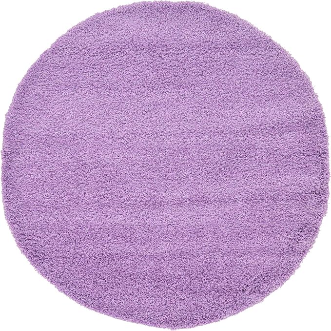 Unique Loom Solid Shag Collection Area Rug - Image 11