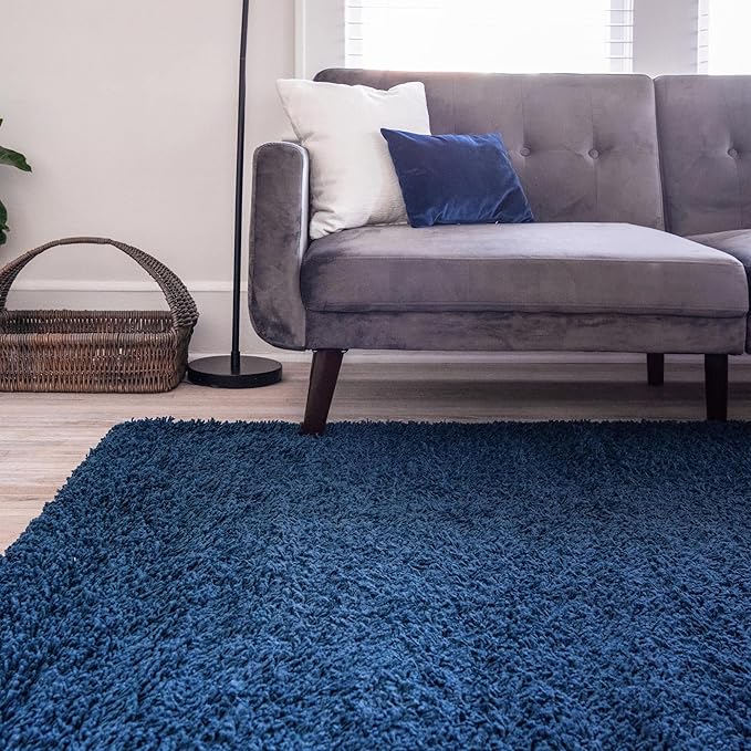 Unique Loom Solid Shag Collection Area Rug - Image 12
