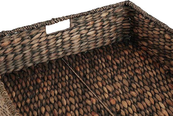 happimess BSK2015B-SET2 Holden 30" Classic Costal Hand-Woven Hyacinth Wicker - Image 4