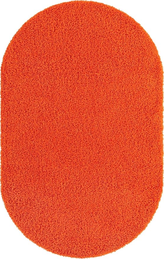 Unique Loom Solid Shag Collection Area Rug - Image 9