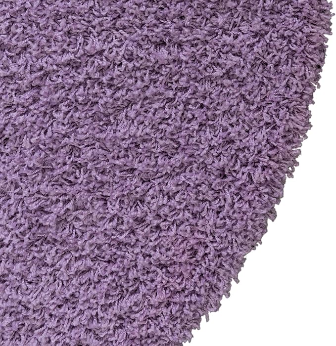 Unique Loom Solid Shag Collection Area Rug - Image 7