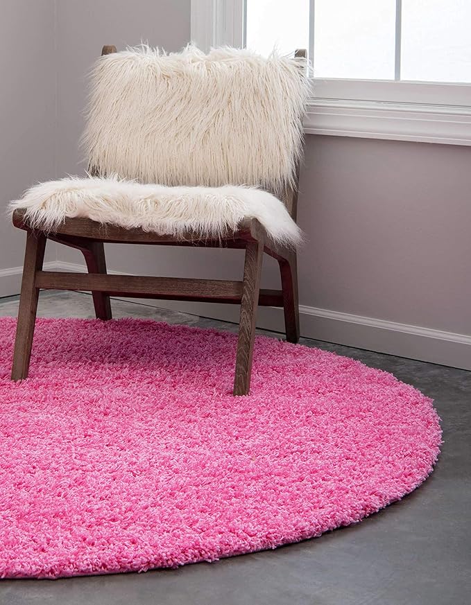 Unique Loom Solid Shag Collection Area Rug - Image 3