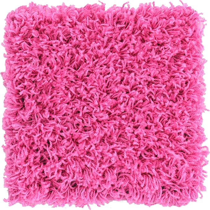 Unique Loom Solid Shag Collection Area Rug - Image 2
