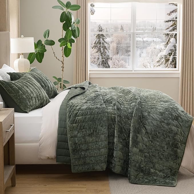 Bedsure Velvet Quilt King Size - Image 8