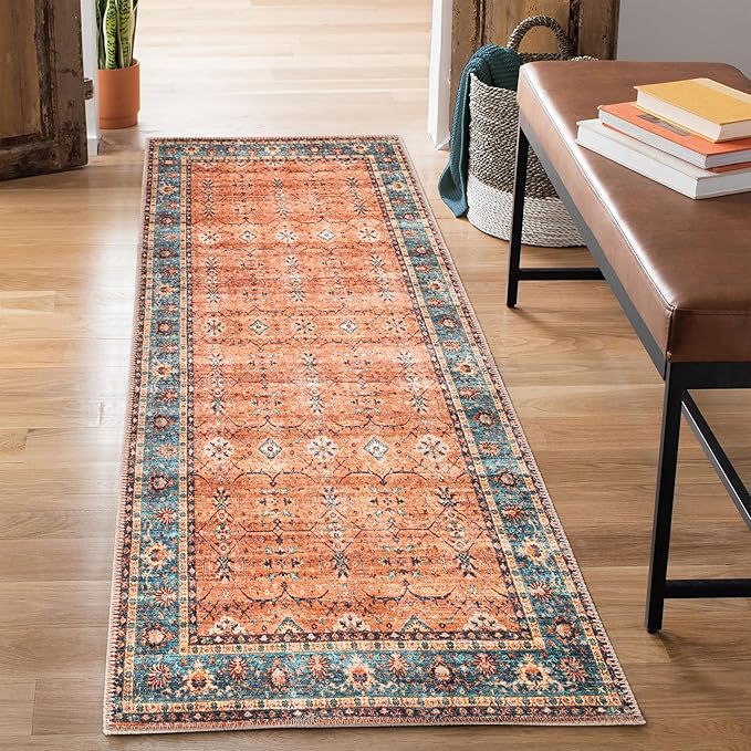 Bloom Rugs Washable Non-Slip 7 ft Runner by BloomRugs