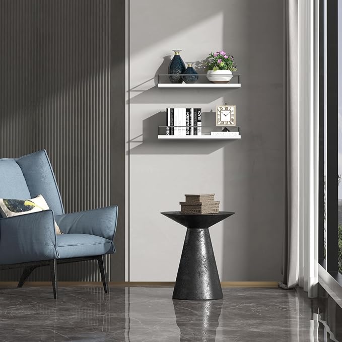 Shario White Floating Shelves - Image 5