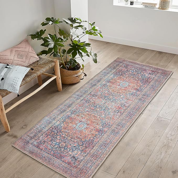 Bloom Rugs Washable Non-Slip 7 ft Runner by BloomRugs