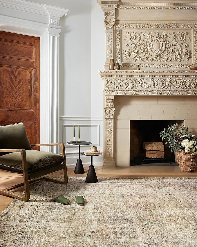 Loloi Margot Collection MAT-01 Antique/Sage 2'-6" x 9'-6" Runner Rug feat. - Image 6