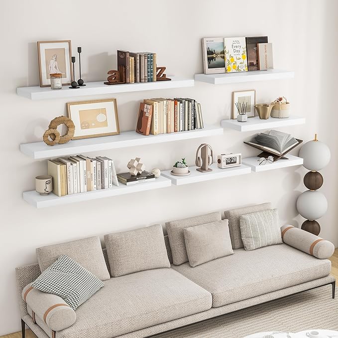 RICHFOCUS 72Inch Floating Shelves - Image 2