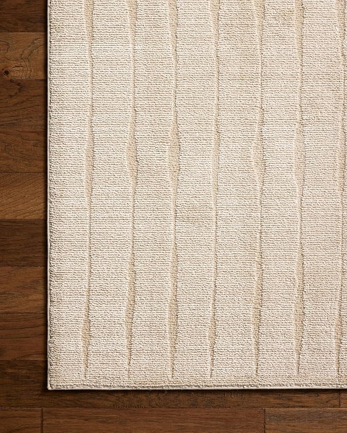 Loloi Chris Loves Julia Calvin Collection CLV-02 Ivory/Oatmeal 2'-7" x 10'-0" - Image 7