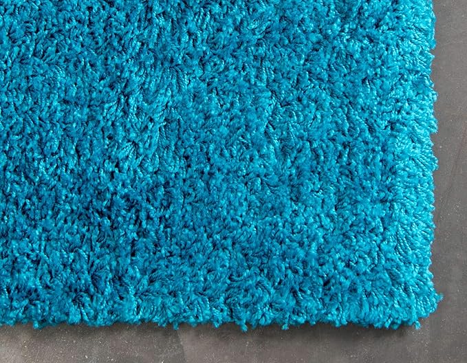 Unique Loom Solid Shag Collection Area Rug - Image 9