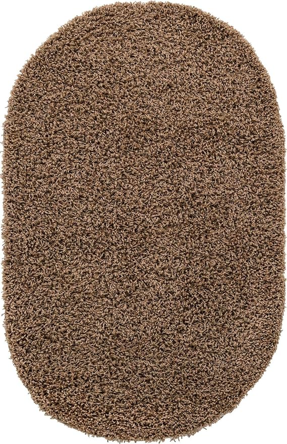 Unique Loom Solid Shag Collection Area Rug - Image 11