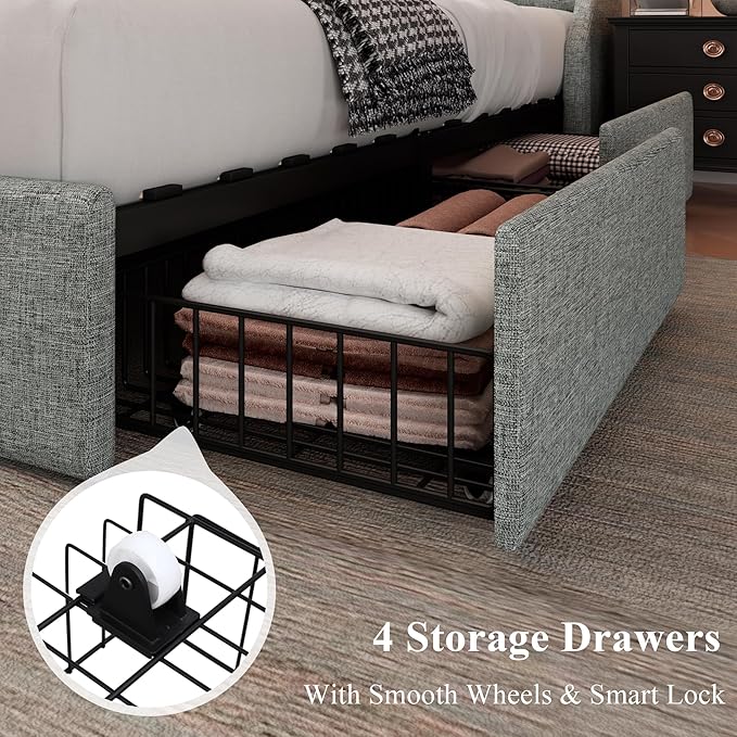 Feonase Queen Size Bed Frame - Image 4