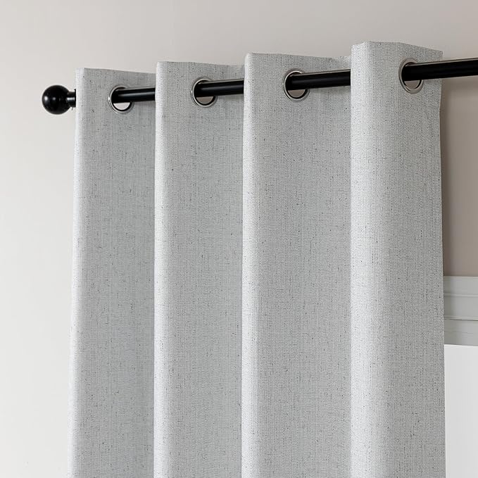 Amazon Basics Faux Linen Blackout Curtains - Image 2