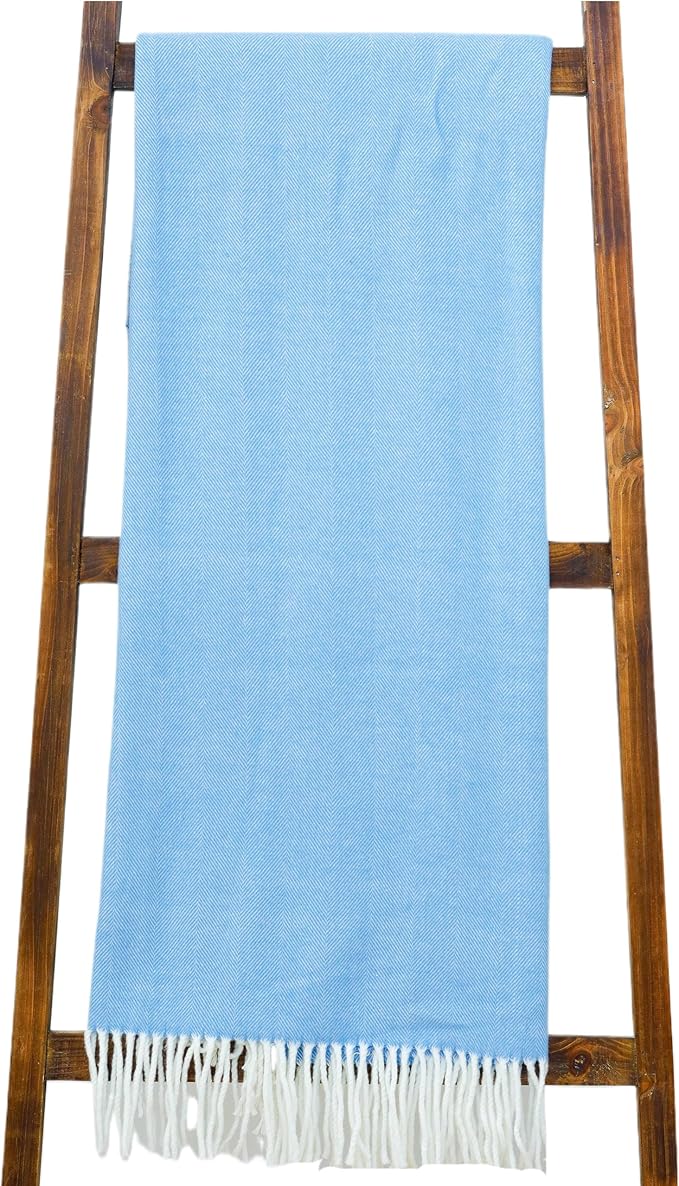 Alashan Cotton Acrylic Adirondack Herringbone Woven Throw by Alashan
