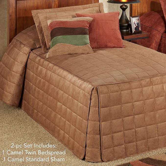 Touch of Class Camden Luxury Bedding | Neutral Camel Color | Classic Fitted - Image 2