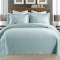 MarCielo 3-Piece 100% Cotton Oversized Bedspread Lightweight Quilt Coverlet by MarCielo