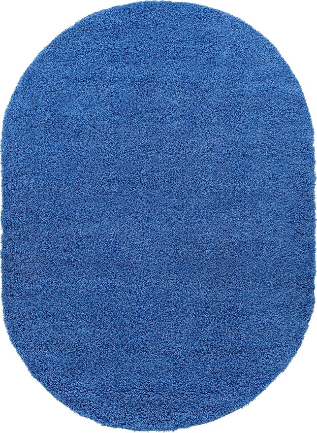 Unique Loom Solid Shag Collection Area Rug - Image 3