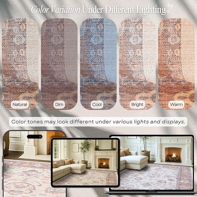 Fame Rugs Brown Modern Oushak Rug 2'6"x10, Vintage Turkish Colorful Oriental - Image 4