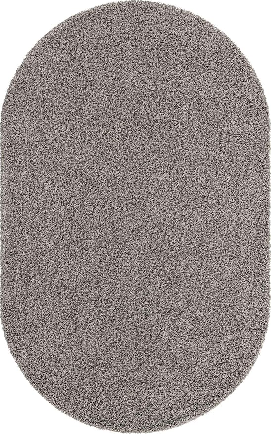 Unique Loom Solid Shag Collection Area Rug - Image 9