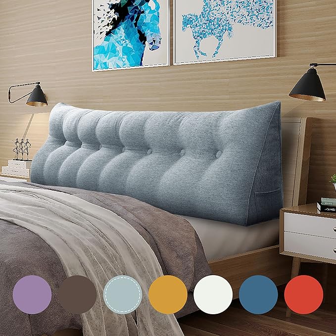 homecozy Wedge Headboard Pillow Dorm Room Reading Pillow Back Support - Image 5