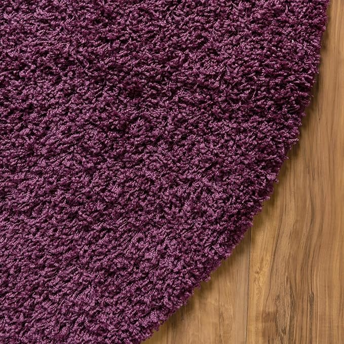 Unique Loom Solid Shag Collection Area Rug - Image 13