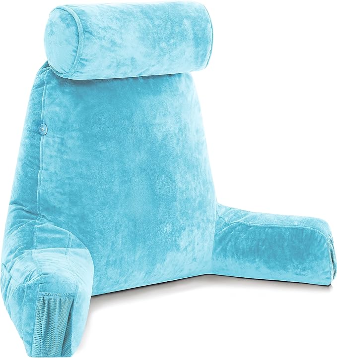 Husband Pillow Medium Carolina Blue, Backrest by HusbandPillow