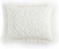 Beatrice Home Fashions Medallion Chenille Bedspread, Standard Sham by BeatriceHomeFashions
