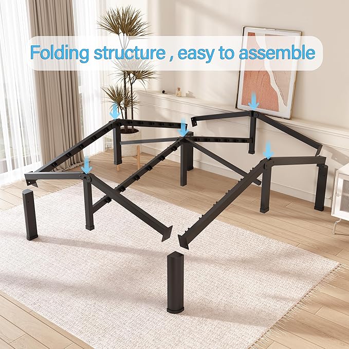 FUIOBYVV 12 Inch King Bed Frame - Image 6