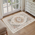 Area Rug 2x3 Entryway Rug Soft Washable Doormat Non Slip Low Pile Lightweight by NakedCloud