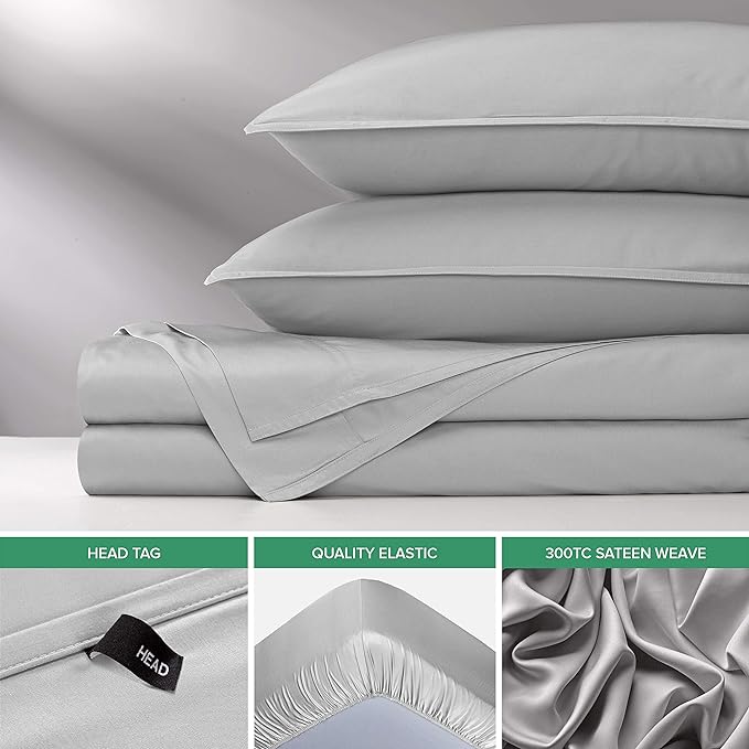 Pure Bamboo Queen Sheets, Genuine 100% Organic Viscose Derived from Bamboo Bed - Image 6