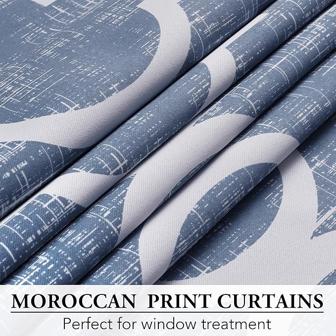 Beauoop 100% Blackout Curtains 84 Inches Long 2 Panels - Image 4