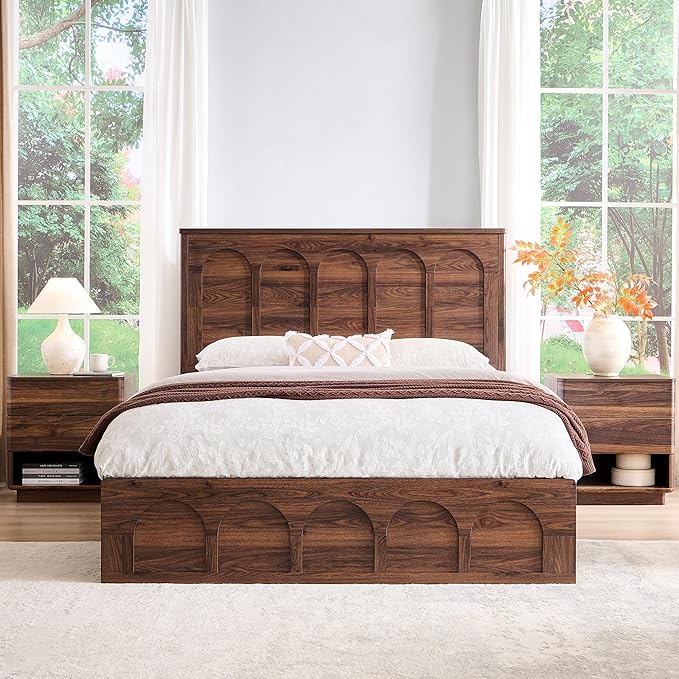 ACCOHOHO Queen Size Bed Frame Modern by ACCOHOHO