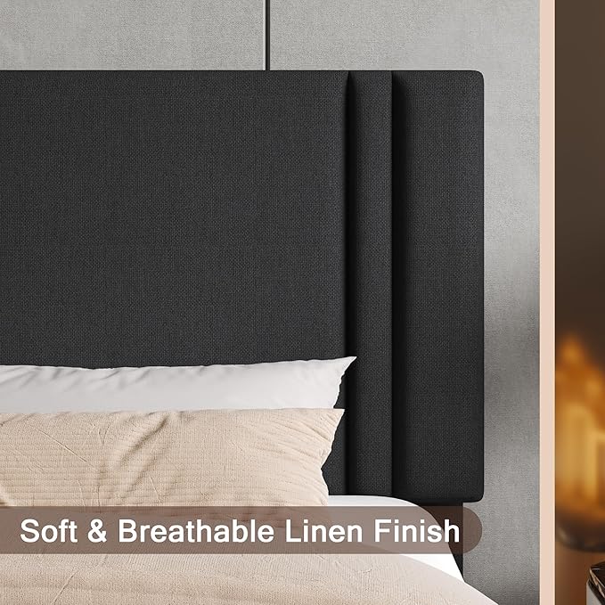 Upholstered Full Size Bed Frame - Image 8