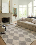 Loloi Chris Loves Julia Francis Collection FRA-01 Beige/Charcoal 5'-0" x 7'-6" by Loloi