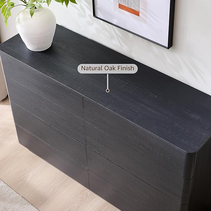 ACCOHOHO 8 Drawer Dresser for Bedroom, 52 Inch Wide Modern Chest of Drawers - Image 3