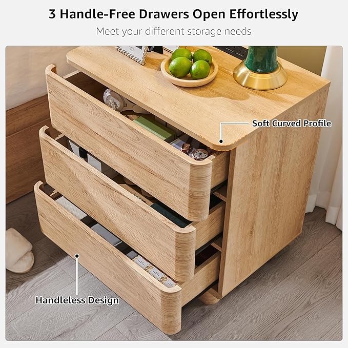 JXQTLINGMU 22" Modern Nightstand - Image 3