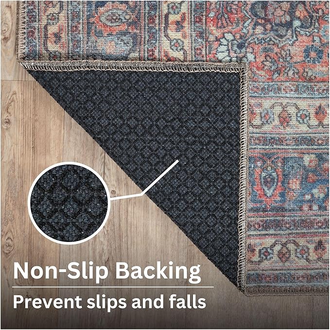 Bloom Rugs Washable Non-Slip 6' x 9' Rug - Image 8