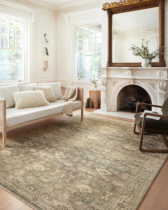 Loloi Margot Collection MAT-04 Antique/Sage 2'-6" x 7'-6" Runner Rug feat. - Image 12