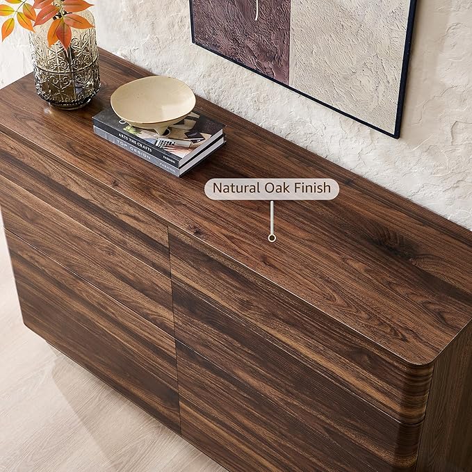 ACCOHOHO 8 Drawer Dresser for Bedroom, 52 Inch Wide Modern Chest of Drawers - Image 3
