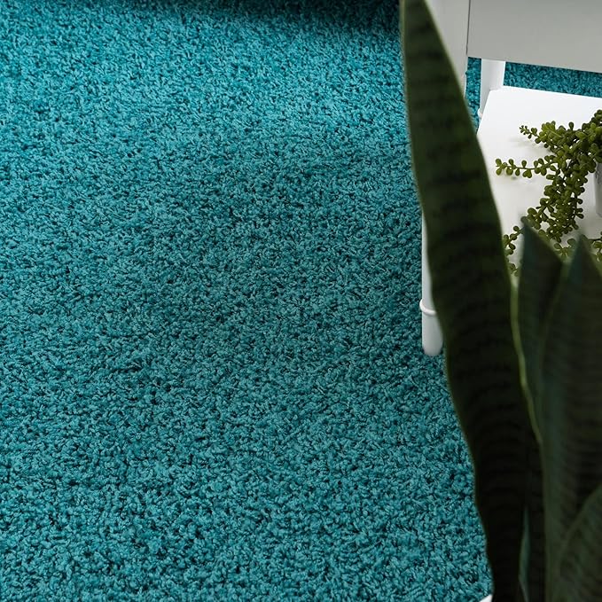Unique Loom Solid Shag Collection Area Rug - Image 6