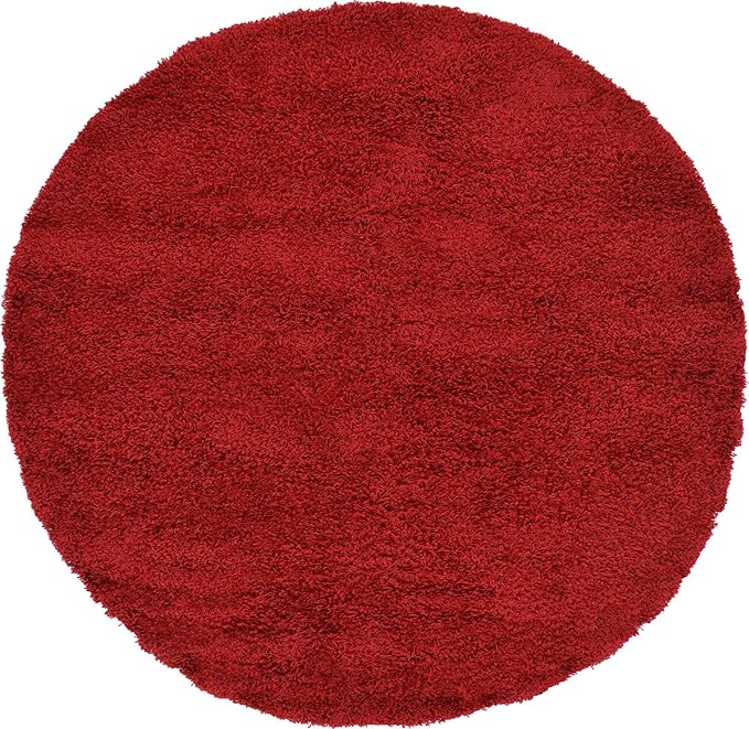 Unique Loom Solid Shag Collection Area Rug - Image 12
